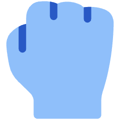 Hand Grab Icon from Plump Flat Set