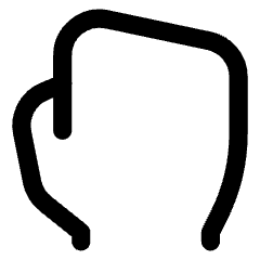 Hand Grab Icon from Core Line Set