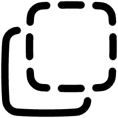 Select Back Icon from Plump Line Set