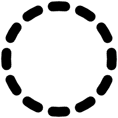 Select Circle Area 1 Icon from Plump Solid Set