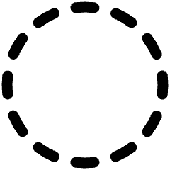 Select Circle Area 1 Icon from Plump Line Set