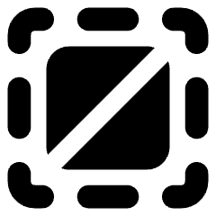Select None Icon from Core Solid Set