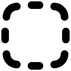 Select Square Area 1 Icon from Flex Solid Set