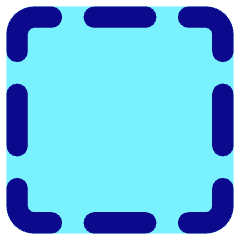 Select Square Area 1 Icon from Core Pop Set