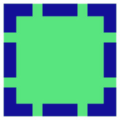 Select Square Area 1 Icon from Sharp Pop Set