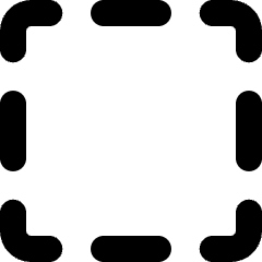 Select Square Area 1 Icon from Micro Line Set