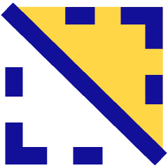 Selection Slash Icon from Sharp Pop Set