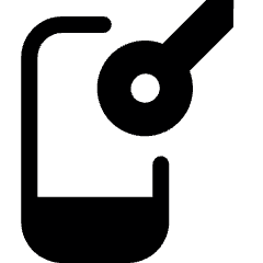 Customer Relationship Management Mobile Access Icon from Ultimate Bold Set