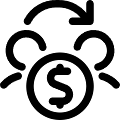 Customer Relationship Management Referral Tracking 1 Icon from Ultimate Regular Set