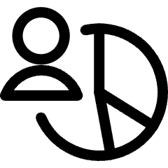 Customer Relationship Management Segmentation Pie Chart Icon from Ultimate Regular Set