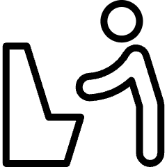 Customer Relationship Management Self Service Icon from Ultimate Light Set