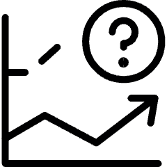 Customer Relationship Management Territory Management Line Graph Icon from Ultimate Light Set