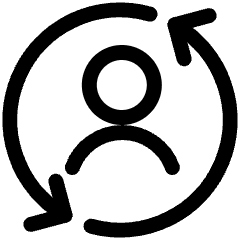 Customer Retention Cycle Icon from Ultimate Regular Set