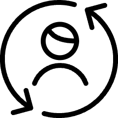 Customer Retention Cycle Icon from Ultimate Light Set