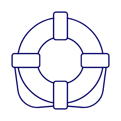 Lifebuoy Illustration from UX Line Set