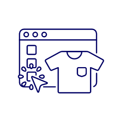 Customize Shirt Color Illustration from UX Line Set