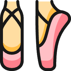 Dancing Ballet Icon from Ultimate Colors Set