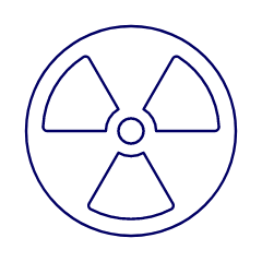 Radiation Sign Illustration from UX Line Set