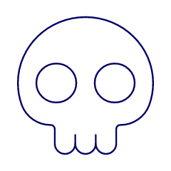 Skull 1 Illustration from UX Line Set