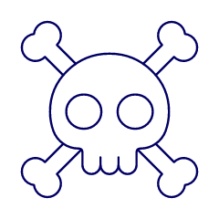 Skull 2 Illustration from UX Line Set