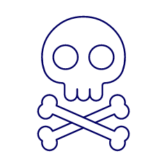 Skull 3 Illustration from UX Line Set