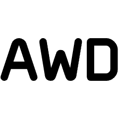 All Wheel Drive Icon from Ultimate Regular Set