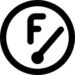 Car Dashboard F Alternate Icon from Ultimate Bold Set