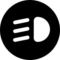 Car Dashboard Long Lights Icon from Ultimate Bold Set