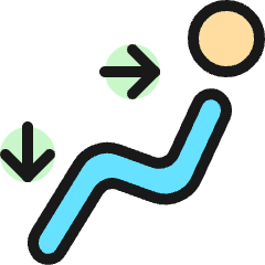 Car Dashboard Seat Adjust Icon from Ultimate Colors Set