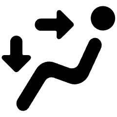 Car Dashboard Seat Adjust Icon from Ultimate Bold Set