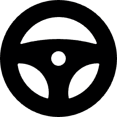 Car Dashboard Steering Icon from Ultimate Bold Set