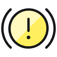 Car Dashboard Warning Icon from Ultimate Colors Set