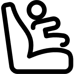 Child Seat Anchor 1 Icon from Ultimate Regular Set