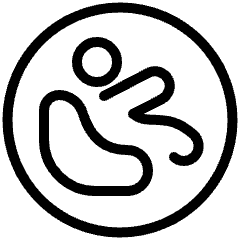 Child Seat Anchor 2 Icon from Ultimate Light Set