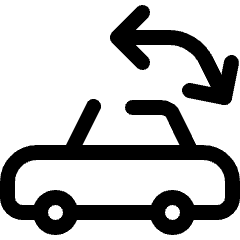 Convertible Roof Icon from Ultimate Regular Set