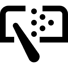 Dashboard Window Car Cleaning Icon from Nova Solid Set