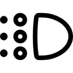Day Time Running Light Icon from Ultimate Regular Set