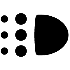 Day Time Running Light Icon from Ultimate Bold Set