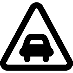 Distance Warning Icon from Ultimate Bold Set