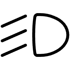 Dribbed Beam Icon from Ultimate Light Set