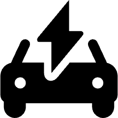 Electric Car Charge Icon from Ultimate Bold Set