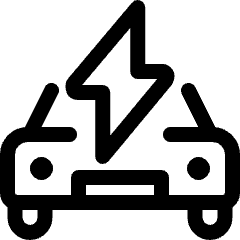 Electric Car Charge Icon from Ultimate Regular Set