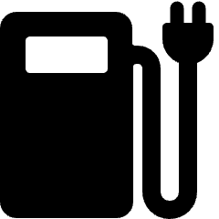 Electric Car Charge Station Icon from Ultimate Bold Set