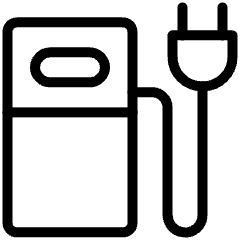 Electric Car Charge Station Icon from Ultimate Light Set