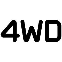 Four Wheel Drive Icon from Ultimate Regular Set