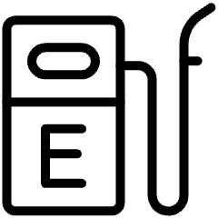 Gas Station Empty Icon from Ultimate Light Set