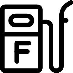 Gas Station Full Icon from Ultimate Regular Set