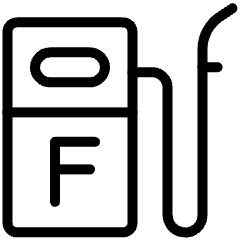 Gas Station Full Icon from Ultimate Light Set