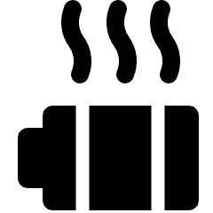 Hybrid Battery Overheat Indicator Icon from Ultimate Bold Set