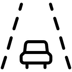 Lane Departing Warning 1 Icon from Ultimate Light Set